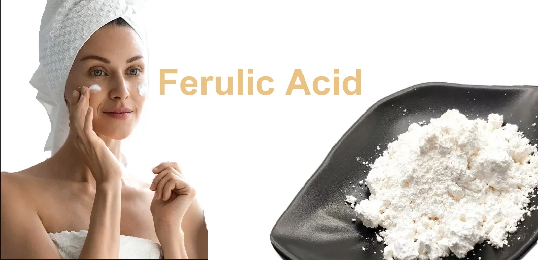 Hight Quality Rice Bran Extract Ferulic Acid Powder Synthetic Ferulic Acid